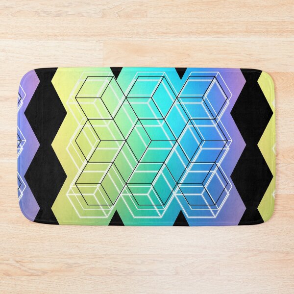 Item preview, Abstract Geometric Imagination 012 designed and sold by HeliMalereiArt.