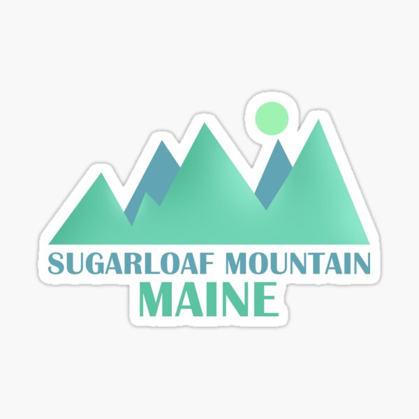 3 SUGARLOAF SKI AREA MAINE STICKER/DECALS  PLUS A SKI MAINE STICKER 