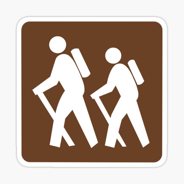 Item preview, Hiking Trail Sign designed and sold by dorothykendra.