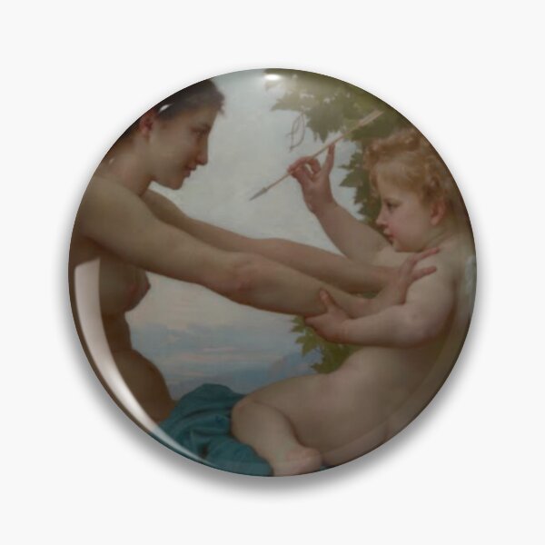 Item preview, Young Woman Defending Herself Against Eros (Love) Painting designed and sold by Anaksarxos.
