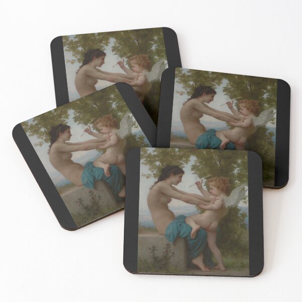 Item preview, Young Woman Defending Herself Against Eros (Love) Painting designed and sold by Anaksarxos.