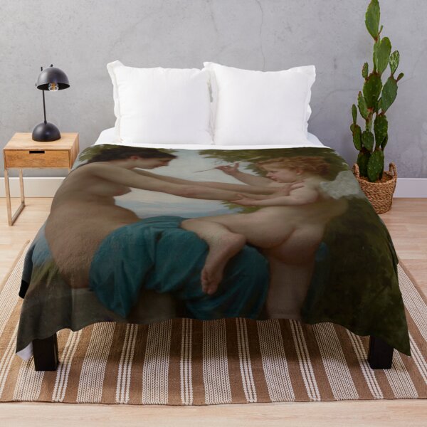 Item preview, Young Woman Defending Herself Against Eros (Love) Painting designed and sold by Anaksarxos.