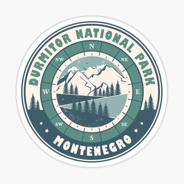 Item preview, Durmitor National Park Montenegro Vintage Hiking Design designed and sold by CynthiaGraphics.