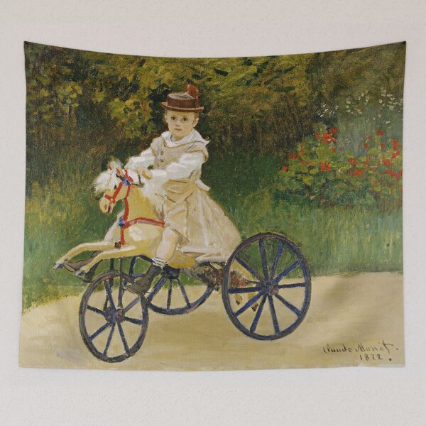 Item preview, Jean Monet on his Hobby Horse - Claude Monet designed and sold by brushandframes.