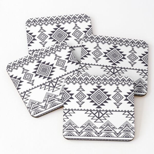 Item preview, Aztec black n white designed and sold by CricciethPrint.