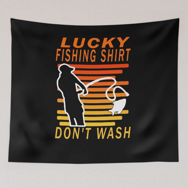 Item preview, Lucky Fishing Shirt Do Not Wash - Retro Sunset designed and sold by KeysTreasures.