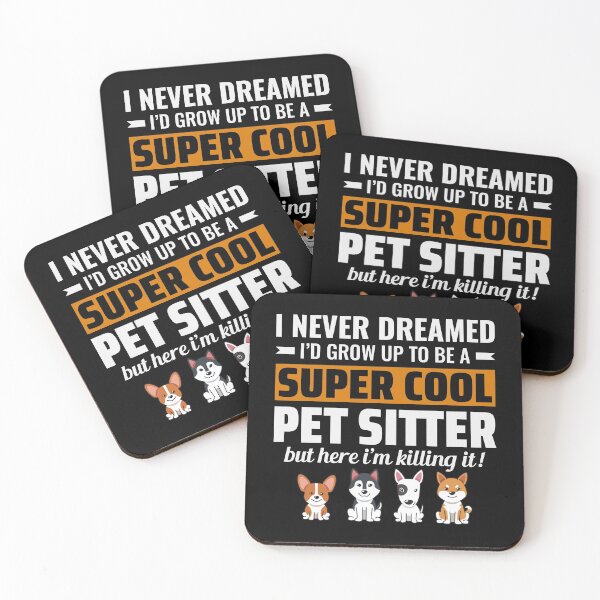 Item preview, Pet Sitter Sitting Dog Walker Animal Funny Gift designed and sold by CuteDesigns1.