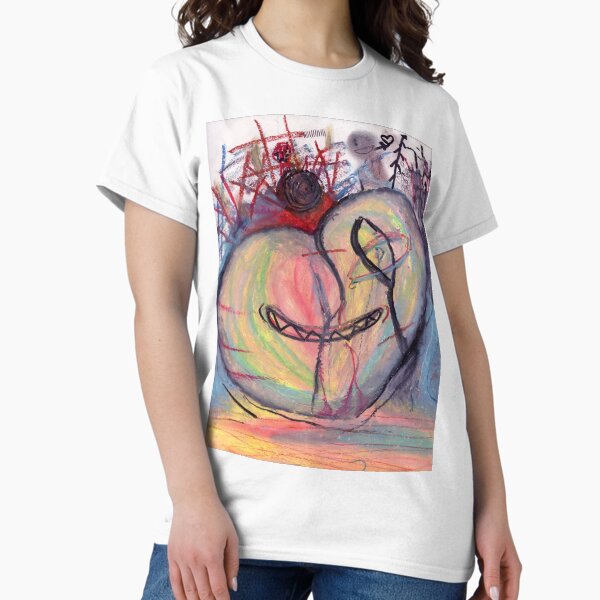 Vista previa del artículo con la obra «corazón naif», diseñado y vendido por Enigmay.