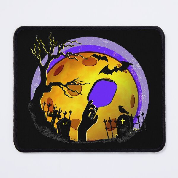 Item preview, Halloween Pickleball Zombie Moon designed and sold by RiffXS.