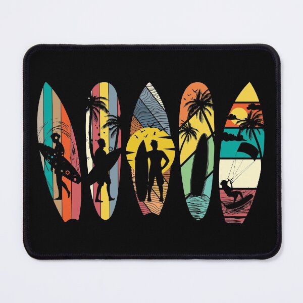 Item preview, Surfing surfboard sun beach perfect wave sea design designed and sold by brunsch-print.