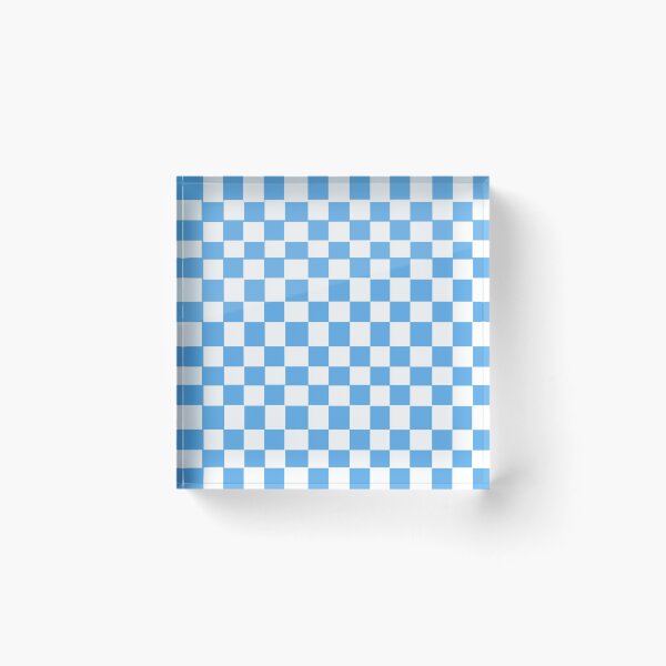 Item preview, blue and white checkered designed and sold by DASH BOARD.