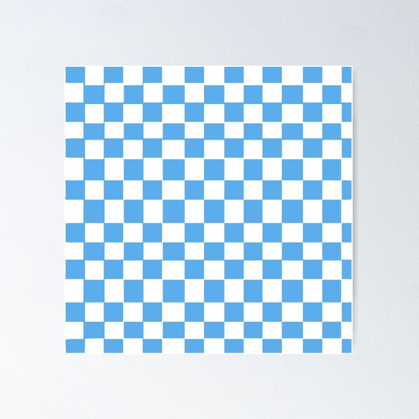 Item preview, blue and white checkered designed and sold by DASH BOARD.