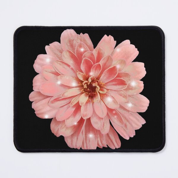 Item preview, Field Guide to Zinnias, No. 13, Antique Pink Sparkles Zinnia Flower designed and sold by Kristi Duggins.