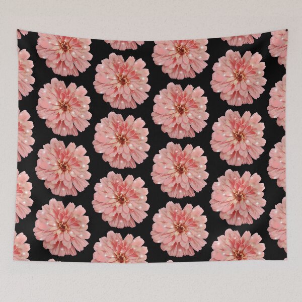 Item preview, Field Guide to Zinnias, No. 13, Antique Pink Sparkles Zinnia Flower designed and sold by Kristi Duggins.