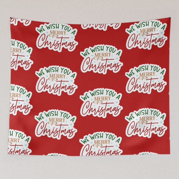Item preview, WE WISH YOU A MERRY CHRITSMAS designed and sold by GamaArtDesign.