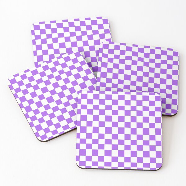 Item preview, Purple and white checkered designed and sold by DASH BOARD.