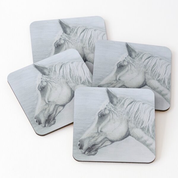 Item preview, Grey Horse Drawing designed and sold by Karen Harding Art and Illustration .