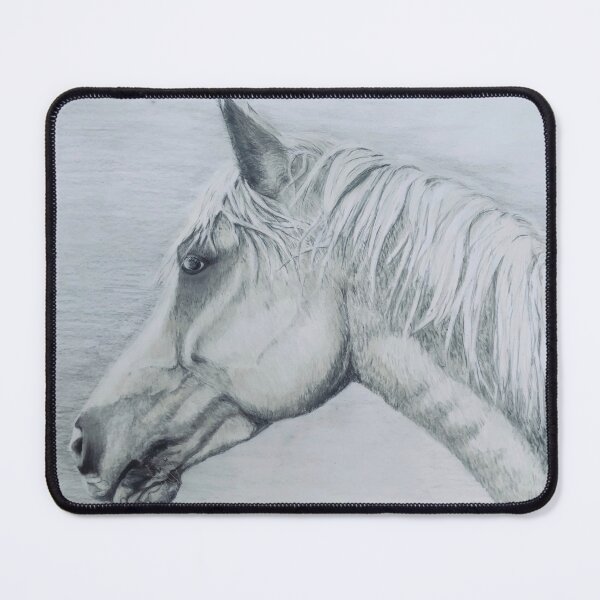 Item preview, Grey Horse Drawing designed and sold by Karen Harding Art and Illustration .