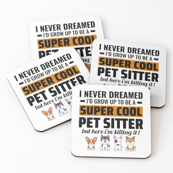 Item preview, Pet Sitter Sitting Dog Walker Animal Funny Gift designed and sold by CuteDesigns1.