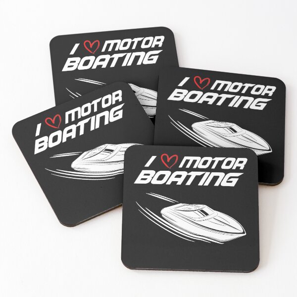 Item preview, I Love Motor Boating Funny Boater Summer Graphic designed and sold by OusmaneProDz.