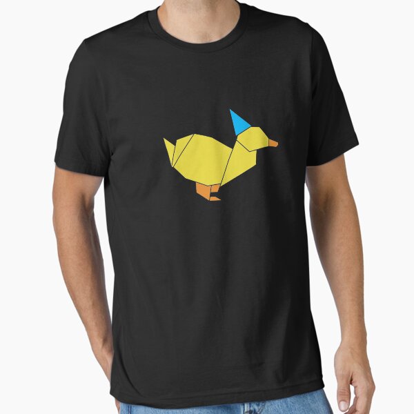 Origami Birthday Bird Party animal Duck Chick Essential T-Shirt