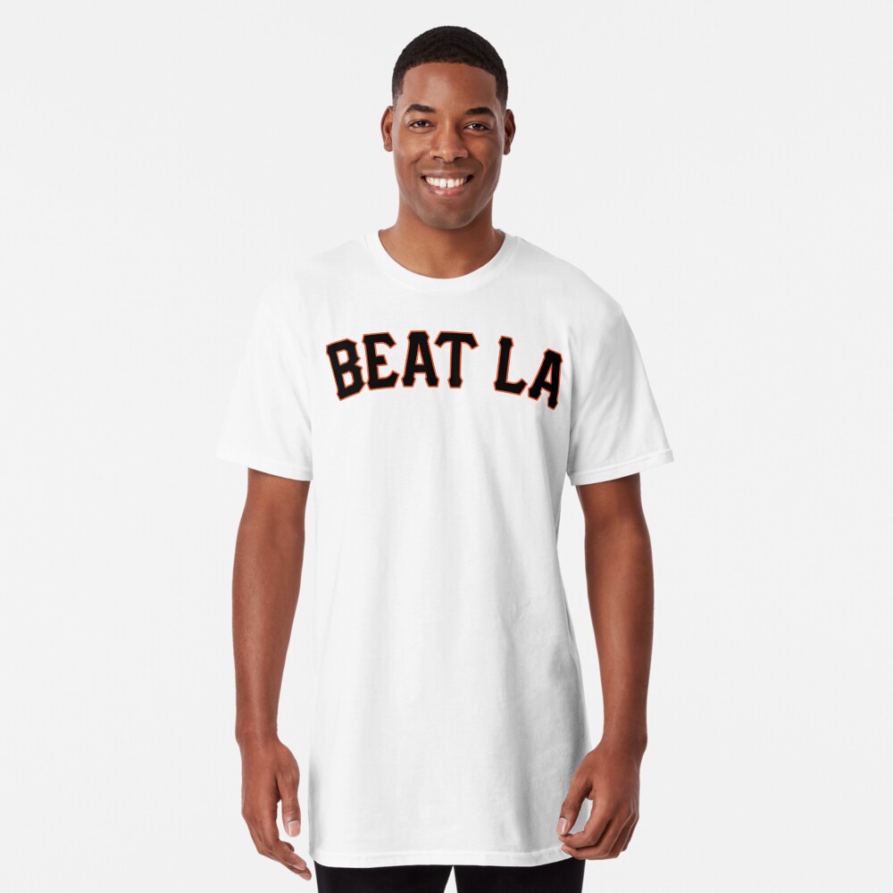BizzyBDesignByAlicia Go GIANTS! Beat LA. V-Neck Shirt