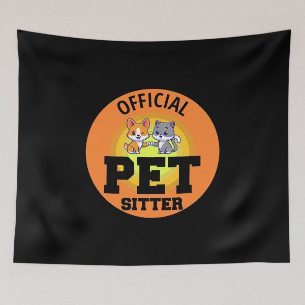 Item preview, Pet Sitter Sitting Dog Walker Animal Funny Gift designed and sold by CuteDesigns1.