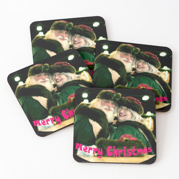 Item preview, Santa and Mrs. Claus say Merry Christmas designed and sold by MelBolin.
