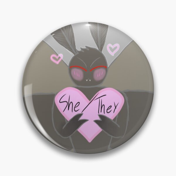 Item preview, She/They Mothman Design designed and sold by SoftGayCryptids.
