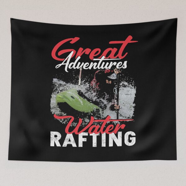 Item preview, Great Adventures Water Rafting Water Sports Saying Design designed and sold by brunsch-print.