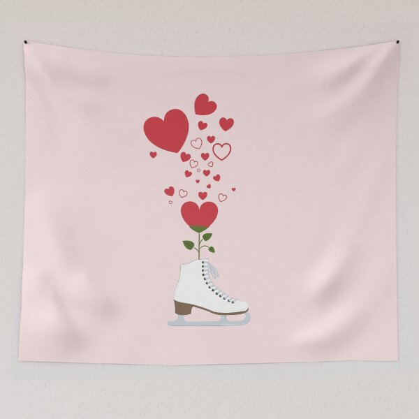 Item preview, Figure Skating Boot With Heart Shaped Rose designed and sold by TripleTriple.