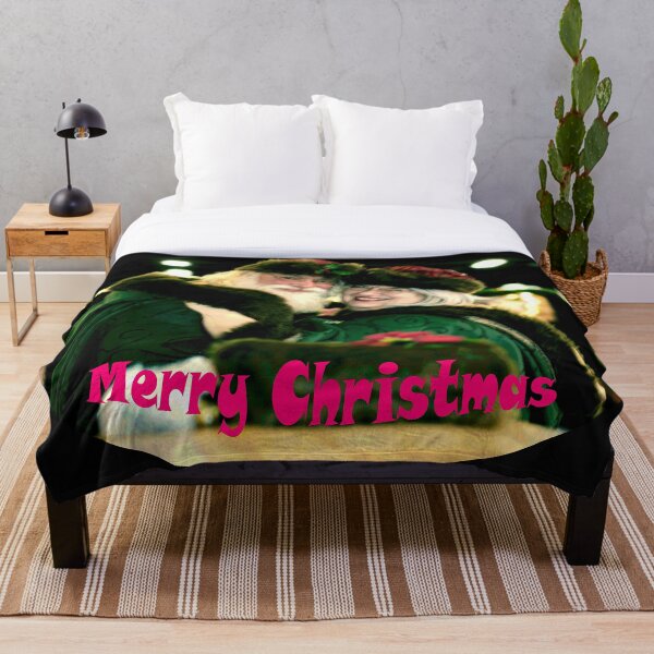 Aperçu de l'œuvre Le Père Noël et la Mère Noël disent Joyeux Noël créée et vendue par MelBolin.