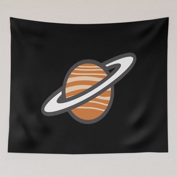 Aperçu de l'œuvre T-shirt Planet With RingPlanet with ring créée et vendue par BarraLawrene.