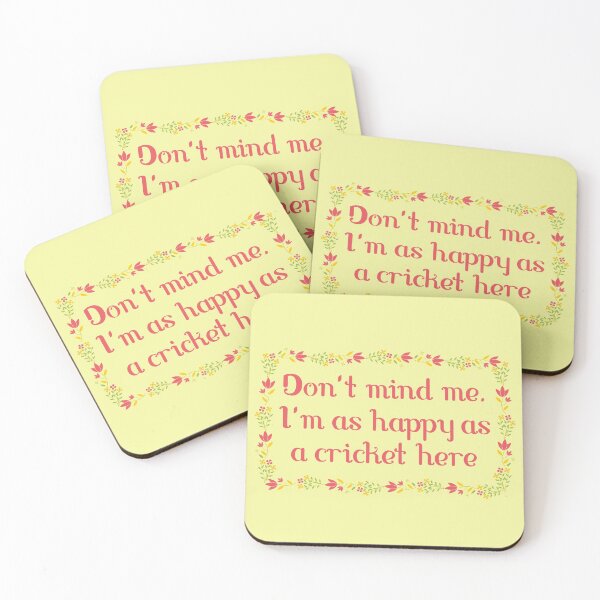 Item preview, Little Women Quote - Don't mind me, I'm as happy as a cricket here designed and sold by EagleFang101.