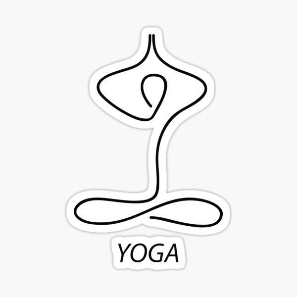 Yoga stickers, Yoga sticker sheet, encouragement inspirational stickers,  Journal stickers, Planner accessories, Yogi, round yoga stickers