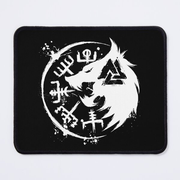 Item preview, Fenrir Wolf - Vegvisir Valknut designed and sold by anziehend.