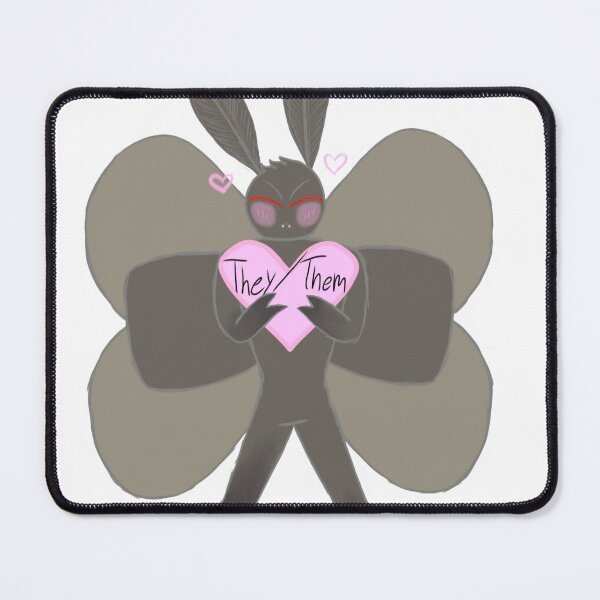 Item preview, Ellos / Ellos Diseño de Mothman designed and sold by SoftGayCryptids.