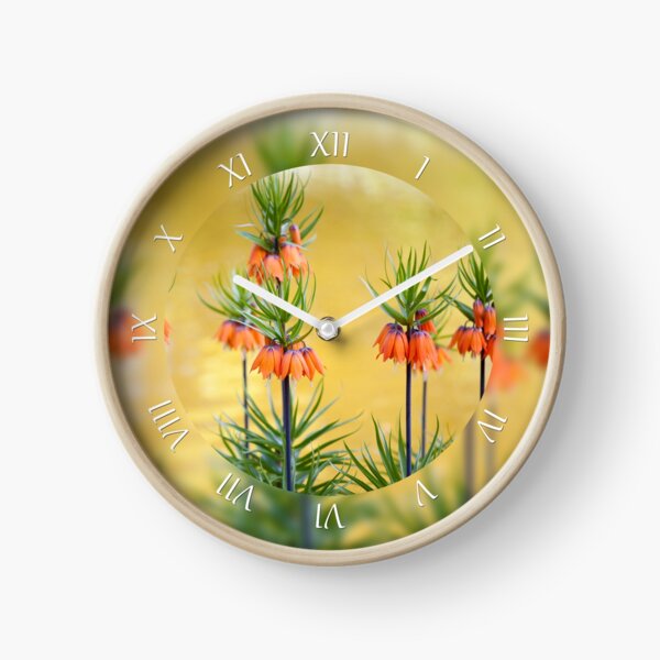 Item preview, Orange lilly flowers Fritillaria imperialis designed and sold by Arletta Cwalina.