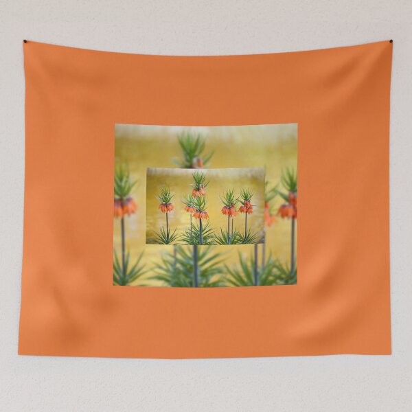 Item preview, Orange lily flowers Fritillaria imperialis designed and sold by Arletta Cwalina.