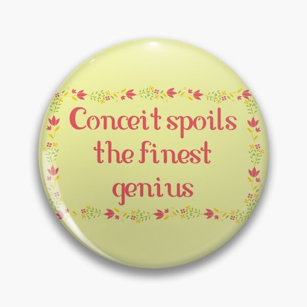 Item preview, Little Women Quote - Conceit spoils the finest genius designed and sold by EagleFang101.
