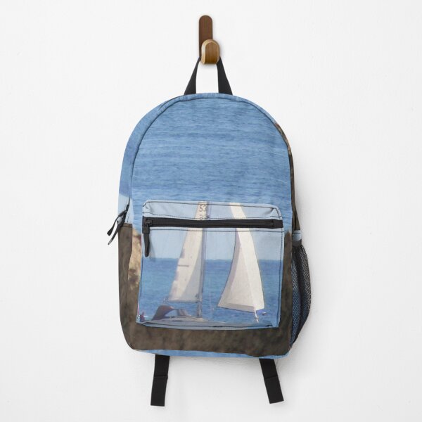 Item preview, yacht at sea designed and sold by Bethan Rose Studio.