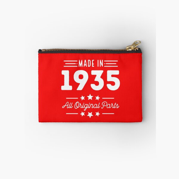 Item preview, Made In 1935 All Original Parts 81st Birthday Gift T-Shirt designed and sold by AlwaysAwesome.