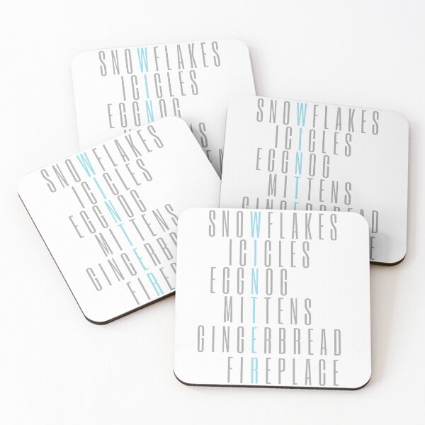 Item preview, Winter Crossword  designed and sold by thefinishedswan.