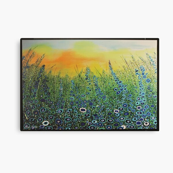Blue landscape Canvas Print