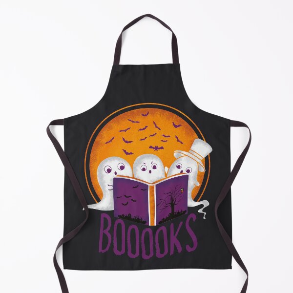 Item preview, CUTE BOOOOKS GHOSTS READING FUNNY HALLOWEEN BOOK LOVER SPOOKY BOOKWORM AND LIBRARIAN RETRO DISTRESSED SUNSET THEME designed and sold by zenturtlemerch.