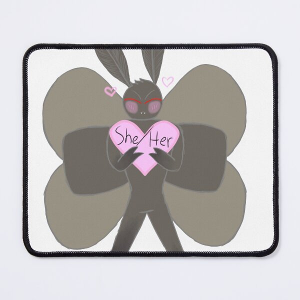 Item preview, She/Her Mothman Design designed and sold by SoftGayCryptids.
