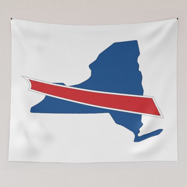 Item preview, New York State Outline Buffalo Bills designed and sold by Kathleen Creative.