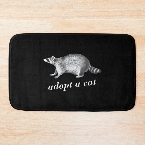 Item preview, Adopt A Cat Funny Raccoon Wild Animal Design designed and sold by trendyzcom.