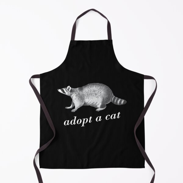 Item preview, Adopt A Cat Funny Raccoon Wild Animal Design designed and sold by trendyzcom.