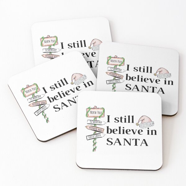 Item preview, i still believe in santa - pink christmas (white ver) designed and sold by -justb-.